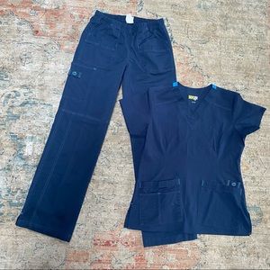 Dark Blue Wonder Wink Scrub Set NEW!